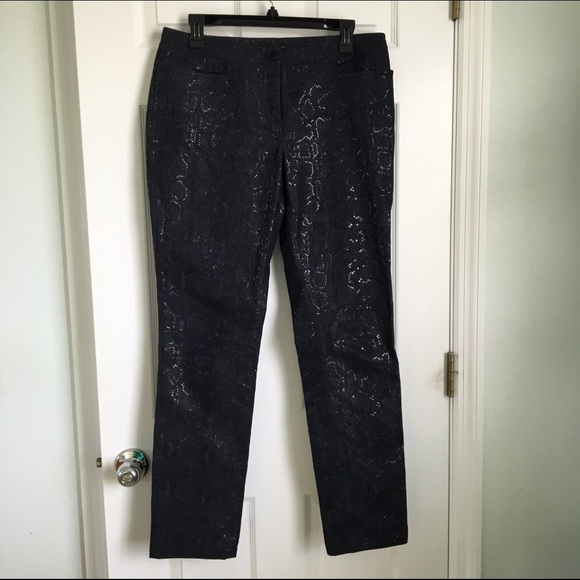 Snakeskin jeans