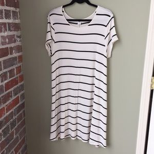 Striped Old Navy Swing Dress