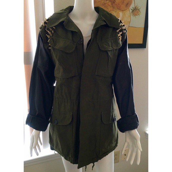 The Ragged Priest Olive Green Utility Jacket