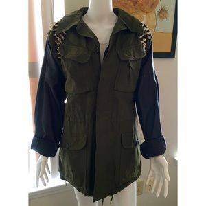 The Ragged Priest Olive Green Utility Jacket