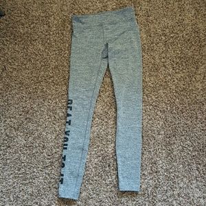 Grey athletic leggings