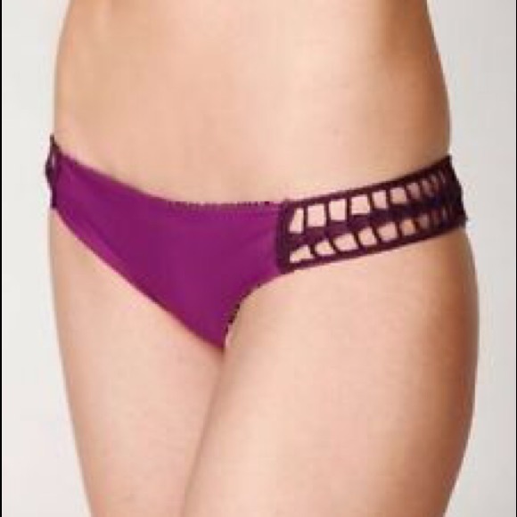 Acacia Swimwear Crochet Bottom Mangosteen - Picture 2 of 3