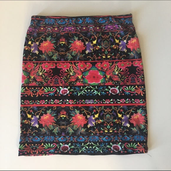 Printed Mini Skirt
