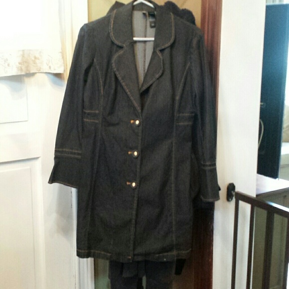 Bisou Bisou Denim long jacket