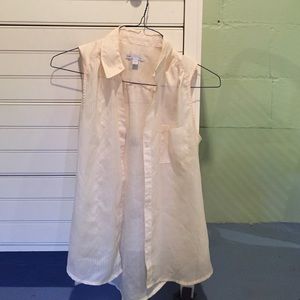 cream button down blouse