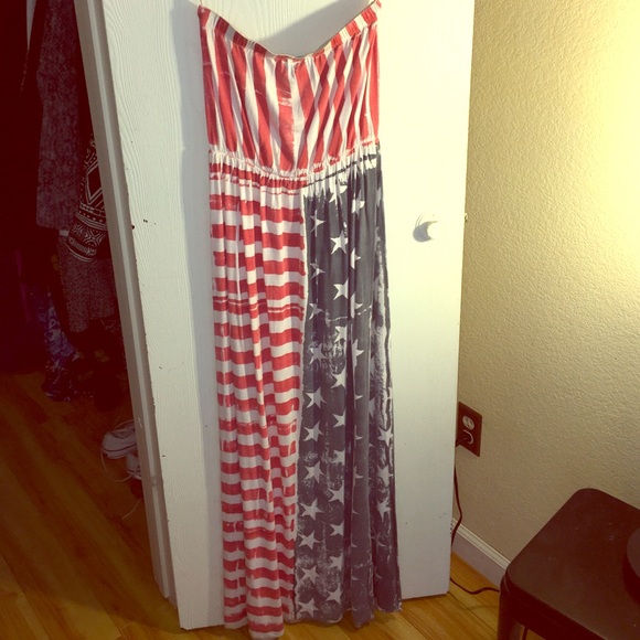 Patriotic Strapless/Tube Top Dress 🇺🇸