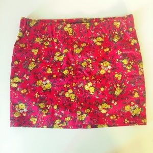 Printed Mink Skirt with Pockets!