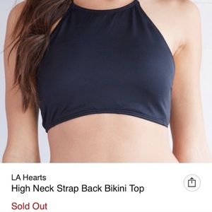 🌻[20] Black Strappy High Neck Bikini