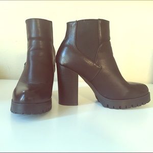 Platform Ankle Boots
