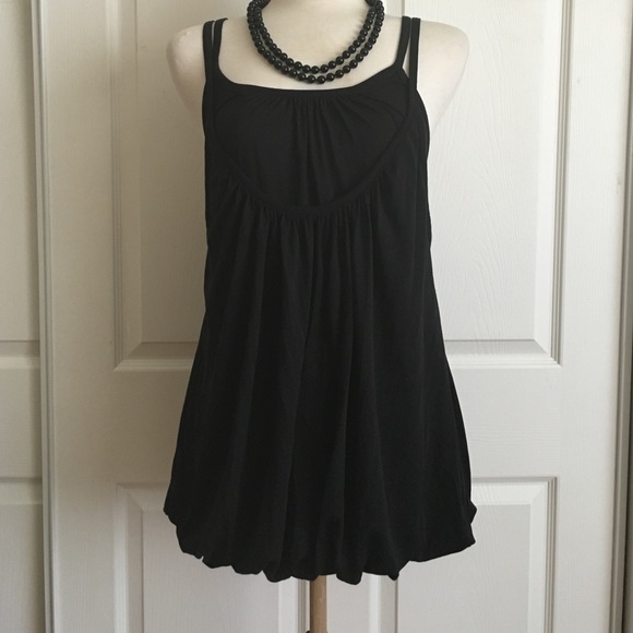 French Connection spaghetti strap black top size S