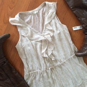 Flowy tiered chiffon dress