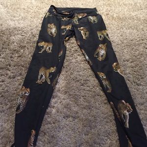 Charlotte Russe leopard leggings