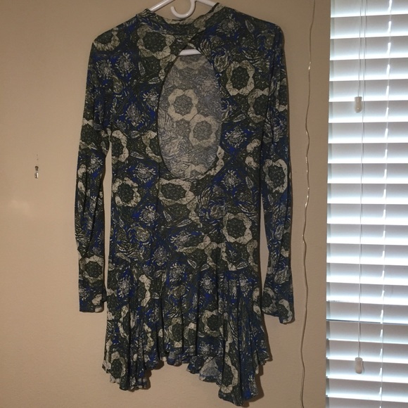 Free People linen blend Annabelle cutout tunic - Picture 3 of 4