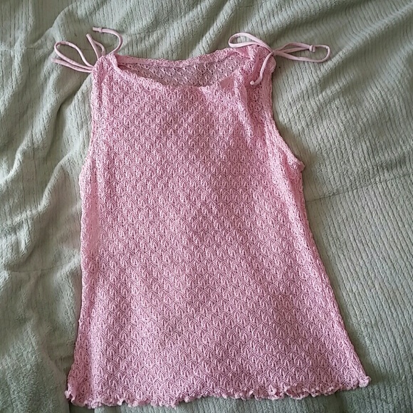 Pink cover up top