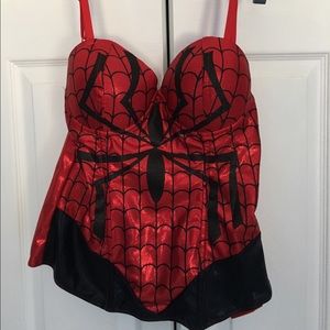 Spider Girl Corset Costume