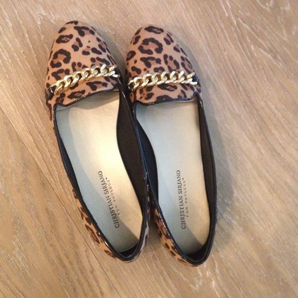 Leopard cheetah print flats