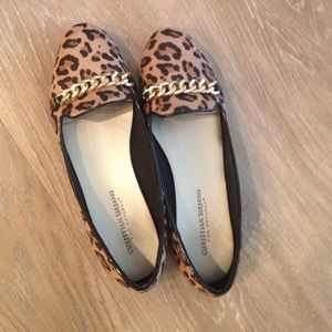 Leopard cheetah print flats