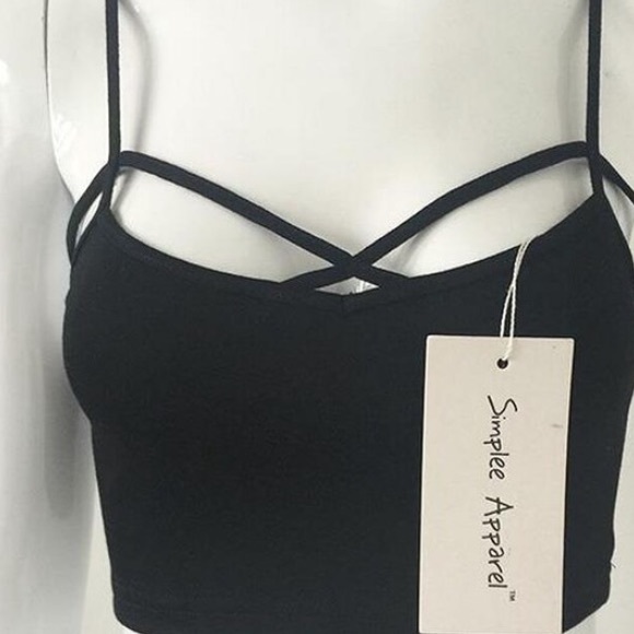 Black or white Brandy Melville bralette