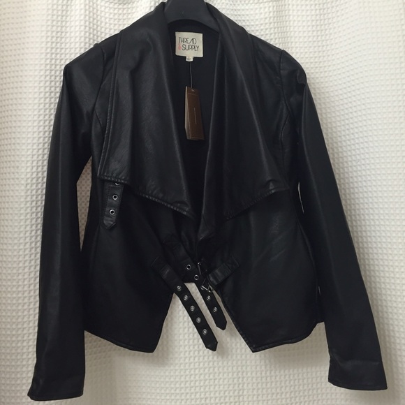 shawl collar leather jacket