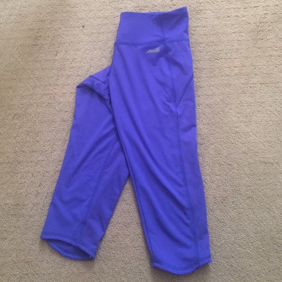Avia purple crop workout pants.