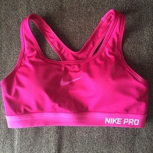 Pink Nike Dri-Fit Sports Bra