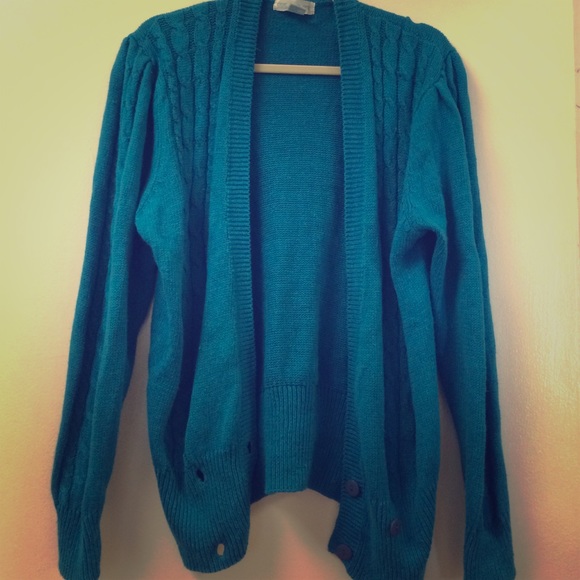 Vintage Knit Cardigan Sweater - Picture 1 of 4