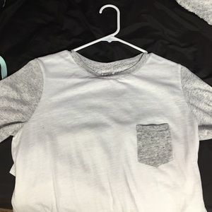 *NWOT* Victoria's Secret PINK white and gray tee