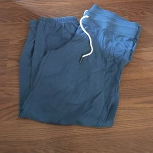 Blue yoga sweat pants