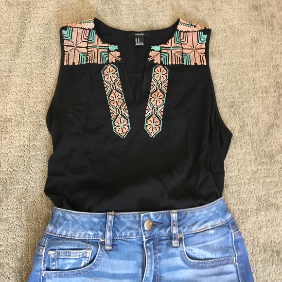 Forever 21 Tops - Bohemian Tank Top