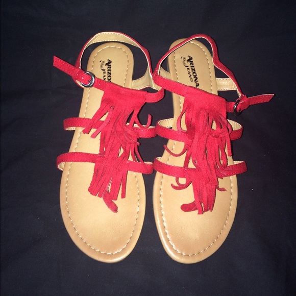 Fringe Flat Sandals