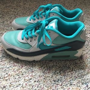 Turquoise Nike Airs