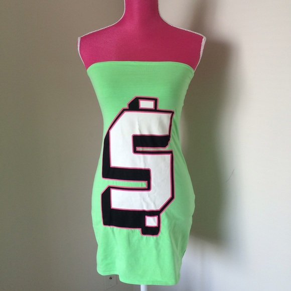 Wildfox Dresses - Wildfox Couture Dollar Sign Tube Dress Wildfox Dresses - Wildfox Couture Dollar Sign Tube Dress