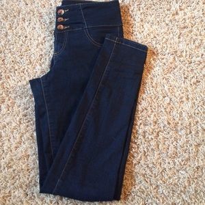 Skinny dark wash jeans