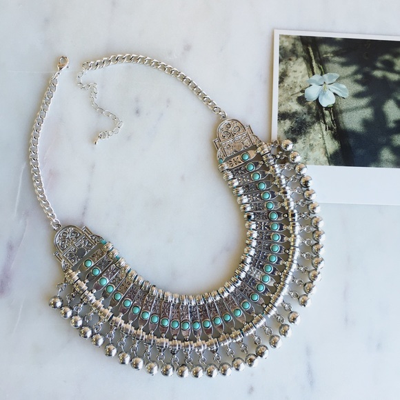 Boho statement necklace set - Picture 2 of 3