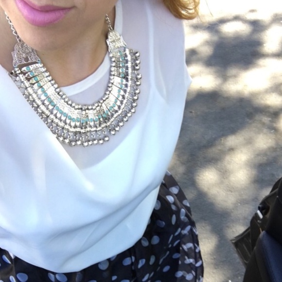 Boho statement necklace set - Picture 3 of 3