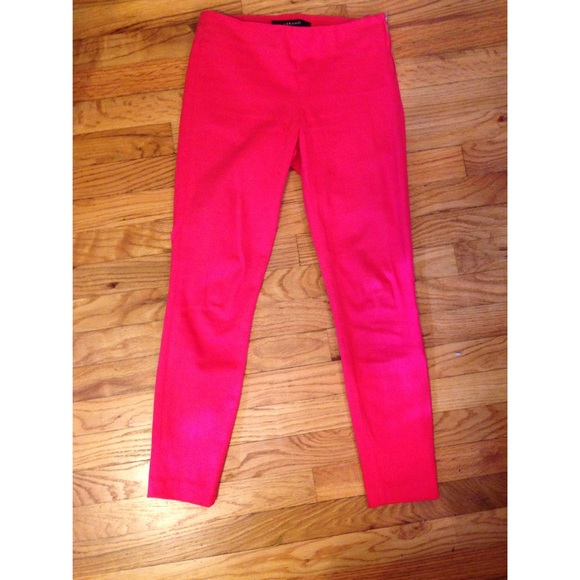 J Brand ankle hot pink pants