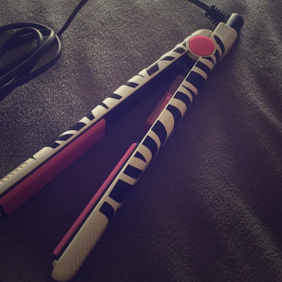 Hot Tools Pink and Zebra hair straightener!