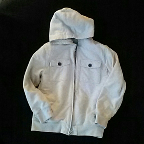 Thick, cold weather hoodie.