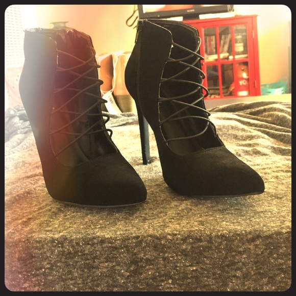 Black stilettos