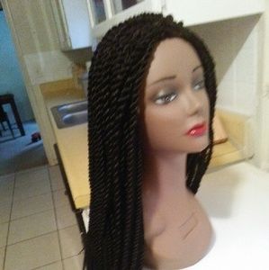 Crochet braided wig