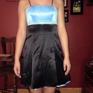 Black and blue dress!