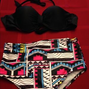 Two piece swim suit