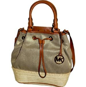 MICHAEL KORS MARINA ESPADRILLE LARGE SHOULDER TOTE