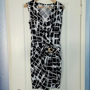 Black and white dress