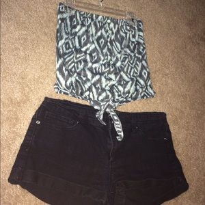 Strapless Top from PacSun