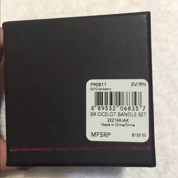 BRAND NEW WITH BOX COACH OCELOT 3 BANGLE SET - Picture 3 of 3