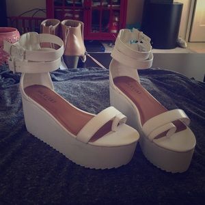 White platforms