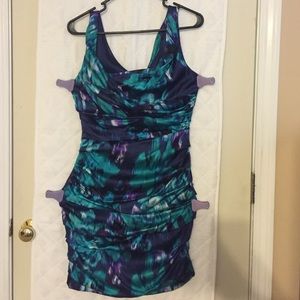 Express pleated dress