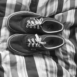 Grey like new vans