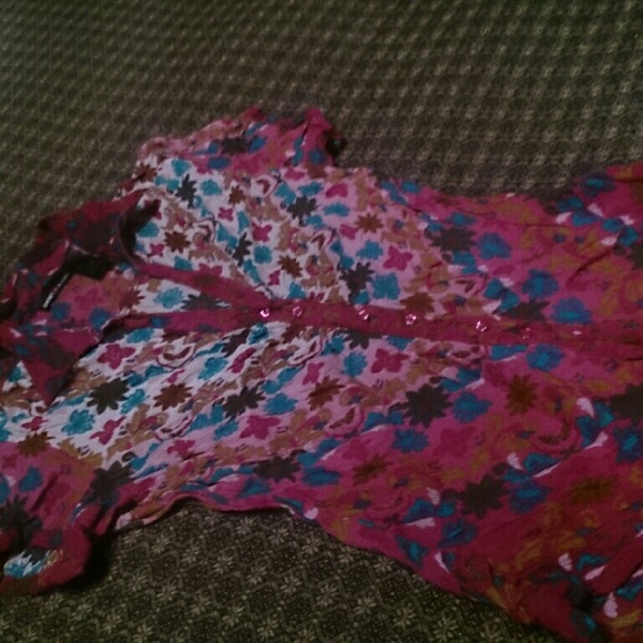 DKNY colorful blouse